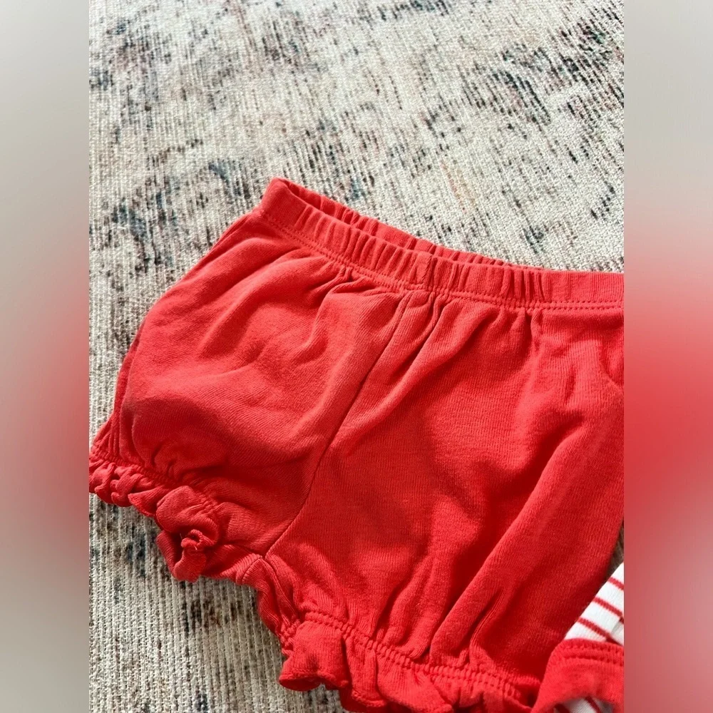 Carter's Navy and Red Baby Girl Matching Set